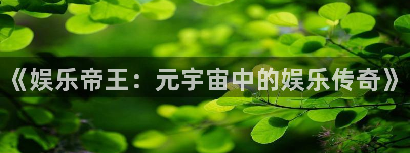 U8国际官网：《娱乐帝王：元宇宙中的娱乐传奇》